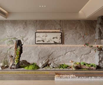 New Chinese Style Plant Landscaping-ID:809761053