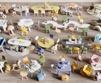 Modern Children's Table/chair-ID:886965994