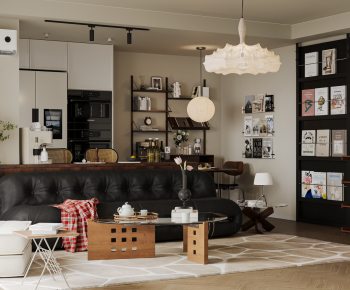 Modern A Living Room-ID:846271991