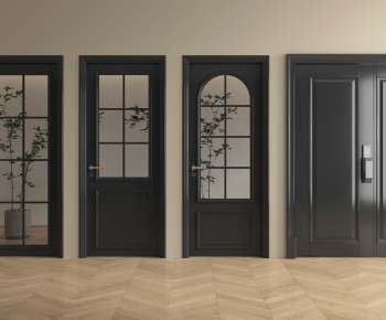 French Style Single Door-ID:415015947