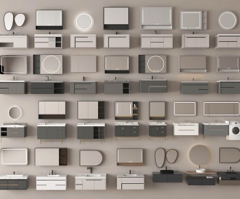 Modern Bathroom Cabinet-ID:625068907