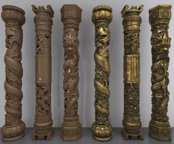 Chinese Style Column-ID:902434113