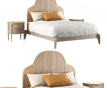 Modern Double Bed-ID:154133081