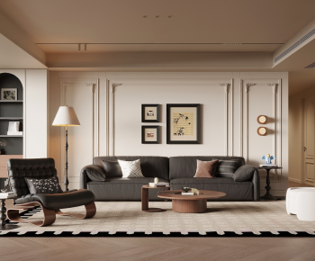 French Style A Living Room-ID:710563907