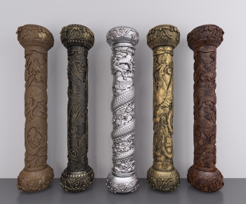 Chinese Style Column-ID:497644905