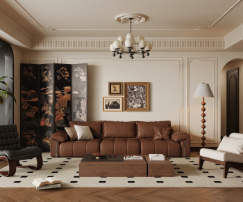 French Style A Living Room-ID:314888955
