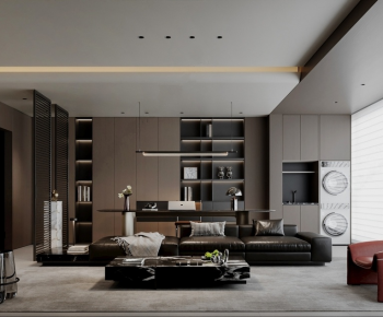 Modern A Living Room-ID:793159963