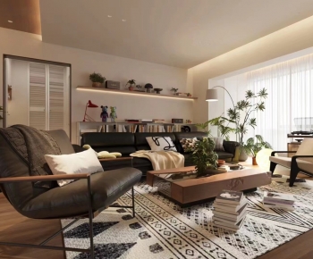 Modern A Living Room-ID:818764936