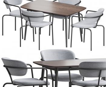 Modern Dining Table And Chairs-ID:607053047