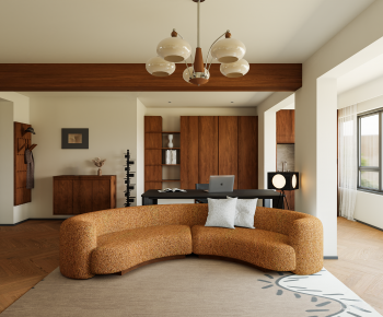 Modern A Living Room-ID:600501064
