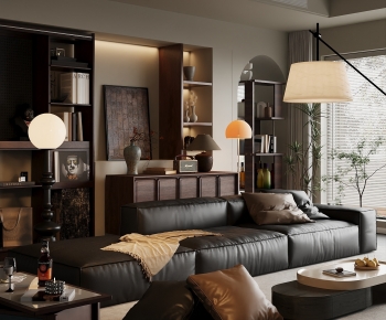 Modern A Living Room-ID:786077987