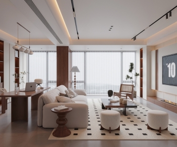 Modern A Living Room-ID:777256975