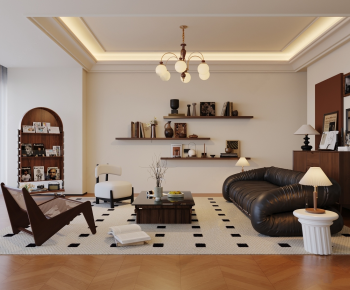 Modern A Living Room-ID:163650545