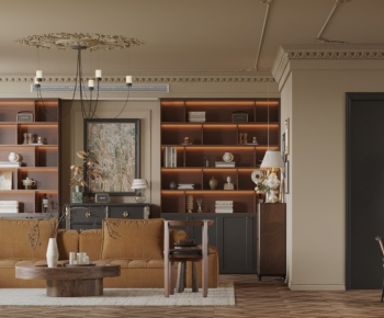 French Style A Living Room-ID:633078105