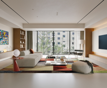 Modern A Living Room-ID:266102085