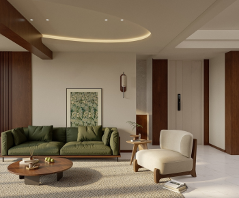 Modern A Living Room-ID:961745981