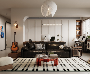 Modern A Living Room-ID:754431966