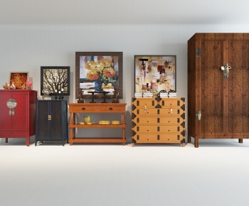 Chinese Style Decorative Cabinet-ID:302426107