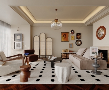 Modern A Living Room-ID:671904092