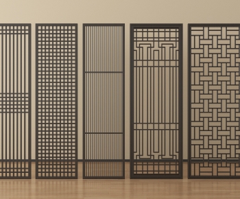 New Chinese Style Wooden Screen Partition-ID:206789027