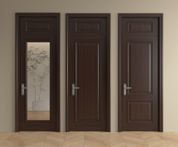 New Chinese Style Single Door-ID:645359991