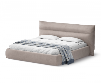 Modern Double Bed-ID:384289984