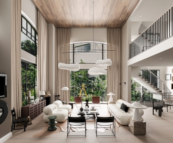 Modern A Living Room-ID:320350899