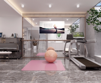 Modern Home Fitness Room-ID:569118986
