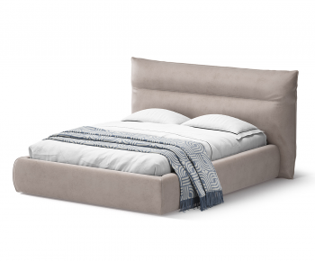 Modern Double Bed-ID:408627997