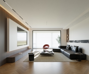 Modern A Living Room-ID:597690111