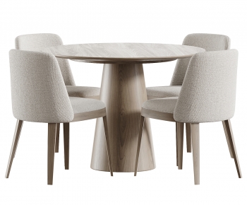Modern Dining Table And Chairs-ID:758634097
