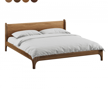 Nordic Style Double Bed-ID:141762977