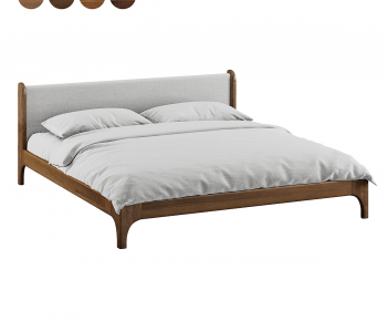 Modern Double Bed-ID:369712112