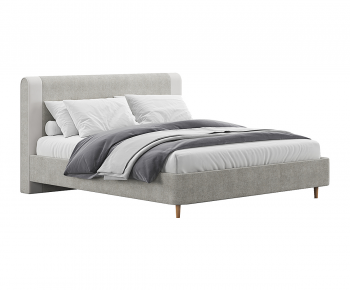 Modern Double Bed-ID:516316892