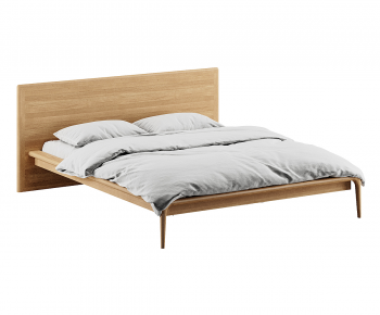 Modern Double Bed-ID:887105942
