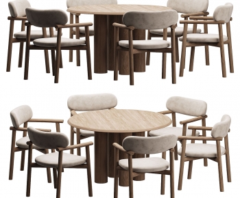 Modern Dining Table And Chairs-ID:682070029