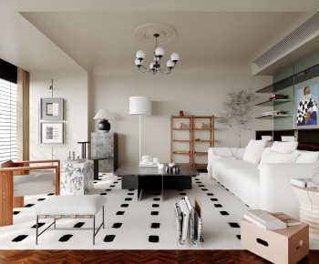 Modern A Living Room-ID:242917065