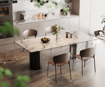 Modern Dining Table And Chairs-ID:966521029