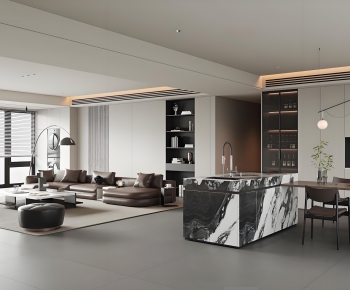 Modern A Living Room-ID:439806941