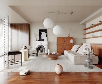 Modern A Living Room-ID:237041957