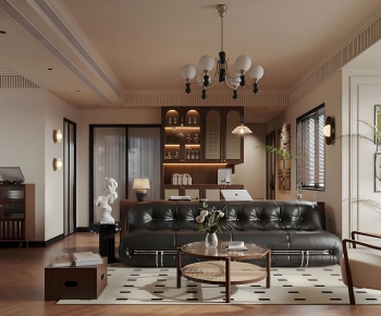 French Style A Living Room-ID:599307065