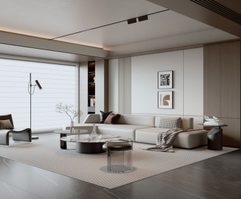 Modern A Living Room-ID:889420032