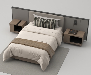 Modern Single Bed-ID:204538114