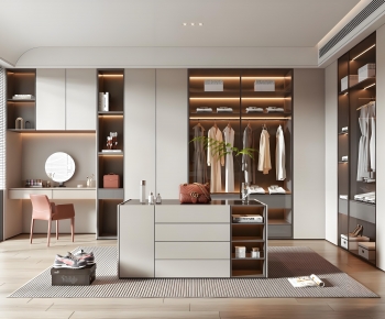 Modern Clothes Storage Area-ID:764552121