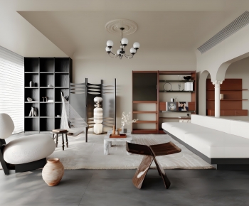 Modern A Living Room-ID:678224097