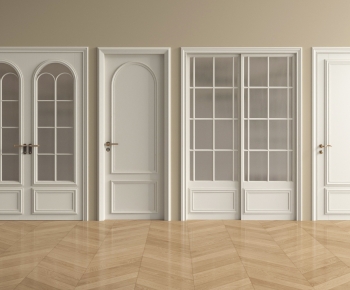French Style Single Door-ID:405791042