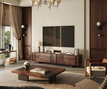 Modern A Living Room-ID:885448937