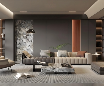 Modern A Living Room-ID:562939889