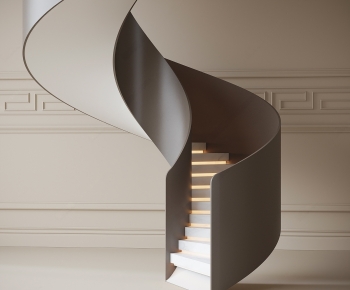 Modern Rotating Staircase-ID:381455906