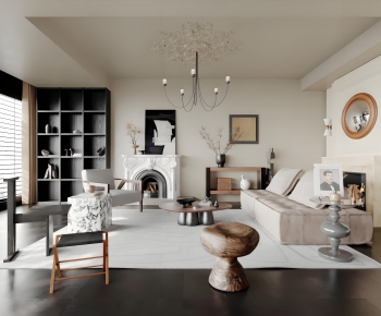 Modern A Living Room-ID:765746126